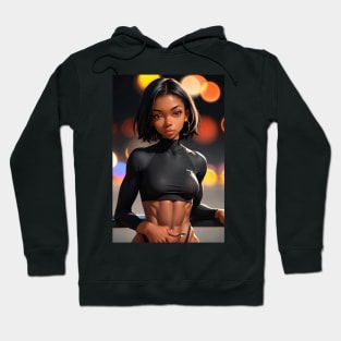 Hot, Fit, Anime Girl of Color Hoodie